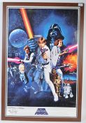 STAR WARS - GARY KURTZ - PRODUCER - RARE SIGNED POSTER