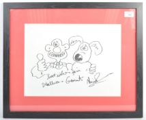 SUPERB AARDMAN ANIMATIONS WALLACE & GROMIT NICK PARK SKETCH