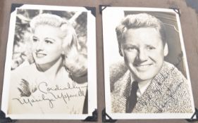 1950S HOLLYWOOD PHOTOGRAPH ALBUM - MARILYN MONROE ETC