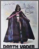 STAR WARS - DAVID PROWSE & JAMES EARL JONES DUAL SIGNED