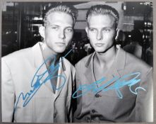 BROS - MATT & LUKE GOSS - AUTOGRAPHED 8X10