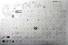 DANGER MOUSE - COSGROVE HALL FILMS - HAND DRAWN STORYBOARDS