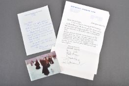 FROM THE COLLECTION OF VALERIE LEON - PERSONAL CORRESPONDENCE