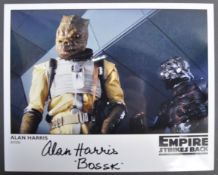 STAR WARS - ALAN HARRIS - AUTOGRAPHED EMPIRE STRIKES BACK PHOTO