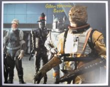 STAR WARS - ALAN HARRIS (BOSSK) - AUTOGRAPHED PHOTOGRAPH