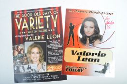 FROM THE COLLECTION OF VALERIE LEON - PROMOTIONAL POSTERS