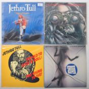 JETHRO TULL GROUP OF FOUR VINYL RECORD ALBUMS