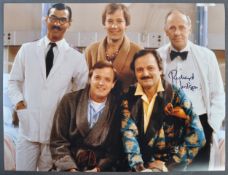 ONLY WHEN I LAUGH (1979) - RICHARD WILSON LARGE SIGNED 16X12