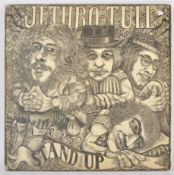JETHRO TULL - STAND UP - LATER PRESSING PINK ISLAND LABEL WITH POP UP SLEEVE