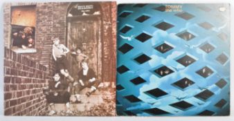 THE WHO - TWO VINYL RECORD ALBUMS TOMMY AND MEATY, BEATY, BIG & BOUNCY