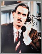 JOHN CLEESE - FAWLTY TOWERS - BASIL FAWLTY AUTOGRAPHED PHOTO
