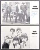 THE MOVE - 1960s / 70s BRITISH ROCK BAND - SIGNED ORIGINAL CARDS