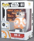 STAR WARS - BRIAN HERRING - BB8 - AUTOGRAPHED FUNKO
