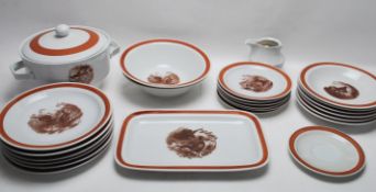 GERMAN COLDITZ ANIMAL DINNER SERVICE