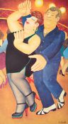 BERYL COOK SIGNED PRINT ENTITLED ' DIRTY DANCING '