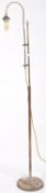 EARLY 20TH CENTURY INDUSTRIAL FLOOR STANDING BRASS COLUMN LAMP