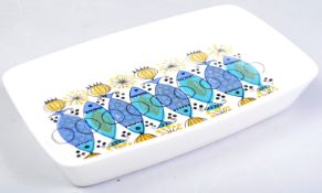 MID CENTURY NORWEGIAN FIGGJO FLINT MADE FISH TRAY