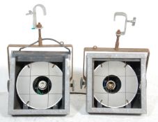 SET OF RETRO VINTAGE STRAND THEATRE LIGHTING