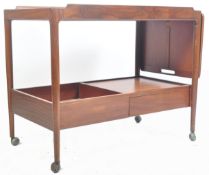 KOFOD LARSEN FOR G-PLAN DANISH 1960'S TEAK WOOD SERVING COCKTAIL TROLLEY