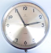 ORIGINAL JUNGHANS ELECTORA CHROME WALL CLOCK