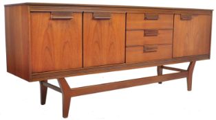 BEAUTILITY MID CENTURY TEAK WOOD SIDEBOARD CREDENZA
