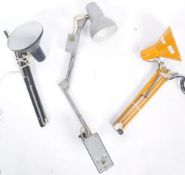 COLLECTION OF THREE VINTAGE ANGLEPOISE LAMPS