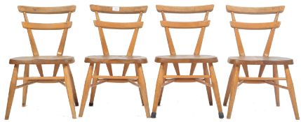 LUCIAN ERCOLANI ERCOL YELLOW DOT STACKING CHAIRS