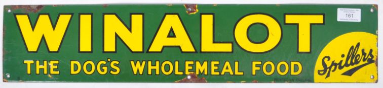 SPILLERS WINALOT - ORIGINAL ENAMEL ADVERTISING SIGN
