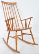 1950'S BEECH WOOD ROCKING CHAIR BY ILMARI TAPIOVAARA