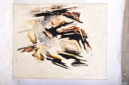 LARGE OIL ON BOARD PAINTING BY NJ BARTLE