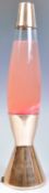 RETRO 20TH CENTURY ROCKET LAVA LAMP ON CONICAL BASE