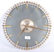 KIENZLE SUPERIA 1960'S GERMAN GLASS WALL CLOCK