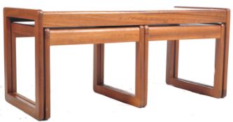 RETRO VINTAGE DANISH TEAK WOOD NESTING TABLES