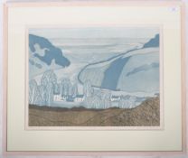 JOHN BRUNSDON - ACROSS THE MARSH - SIGNED ETCHING