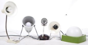 COLLECTION OF VINTAGE DESK LAMPS
