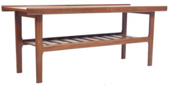 RETRO VINTAGE 1960'S TEAK WOOD COFFEE TABLE