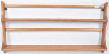 ERCOL GOLDEN DAWN MODEL 268 PLATE RACK / DISPLAY BOOKSHELF