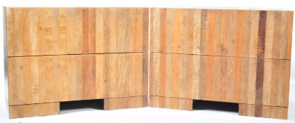 MATCHING PAIR OF HIGH END DESIGNER CHEST OF DRAWERS