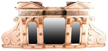 ANTIQUE ITALIAN 19TH CENTURY LARGE MIRROR