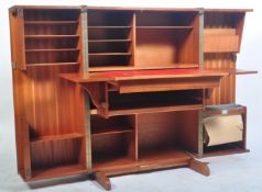 ORIGINAL NEWCRAFT TEAK WOOD HOME OFFICE COMPACTUM DESK