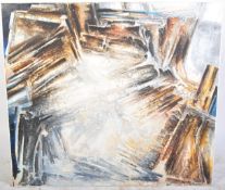 LARGE OIL ON BOARD PAINTING BY NJ BARTLE