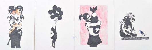 ROBERT DRIESSEN - BANKSY - COLLECTION OF ORIGINAL WORKS