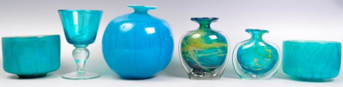 COLLECTION OF MICHAEL HARRIS MDINA STUDIO ART GLASS