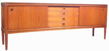HW KLEIN FOR BRAMIN TEAK WOOD SLIDING DOOR SIDEBOARD