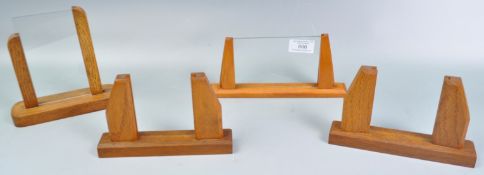 SET OF VINTAGE ART DECO OAK PHOTO FRAMES