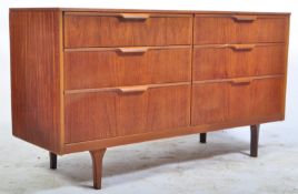 RETRO VINTAGE 1960'S TEAK WOOD SIX DRAWER SIDEBOARD