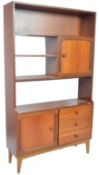 STONEHILL MID CENTURY TEAK ROOM DIVIDER BOOKCASE