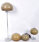 COLLECTION OF HARVEY GUZZINI MANNER MUSHROOM LIGHTING