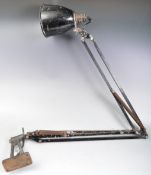 RETRO INDUSTRIAL FACTORY BLACK ENAMEL WALL LAMP