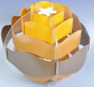 RETRO VINTAGE 20TH CENTURY ACRYLIC CEILING LIGHT FIXTURE